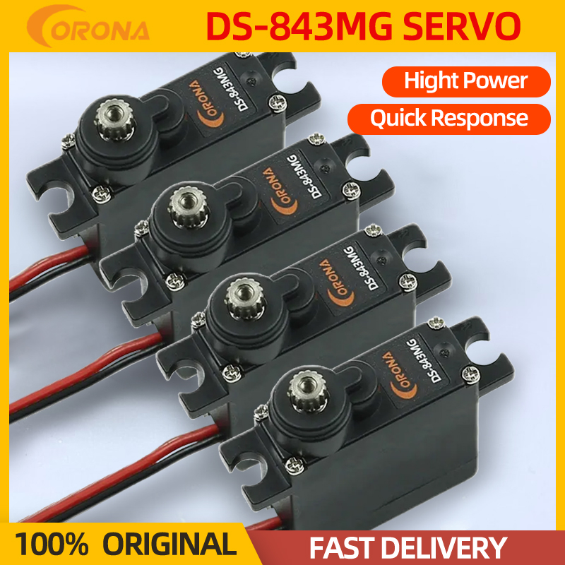 Brushless Motor Thrust Test Stand - 4PCS Corona DS843MG Digital Servo High